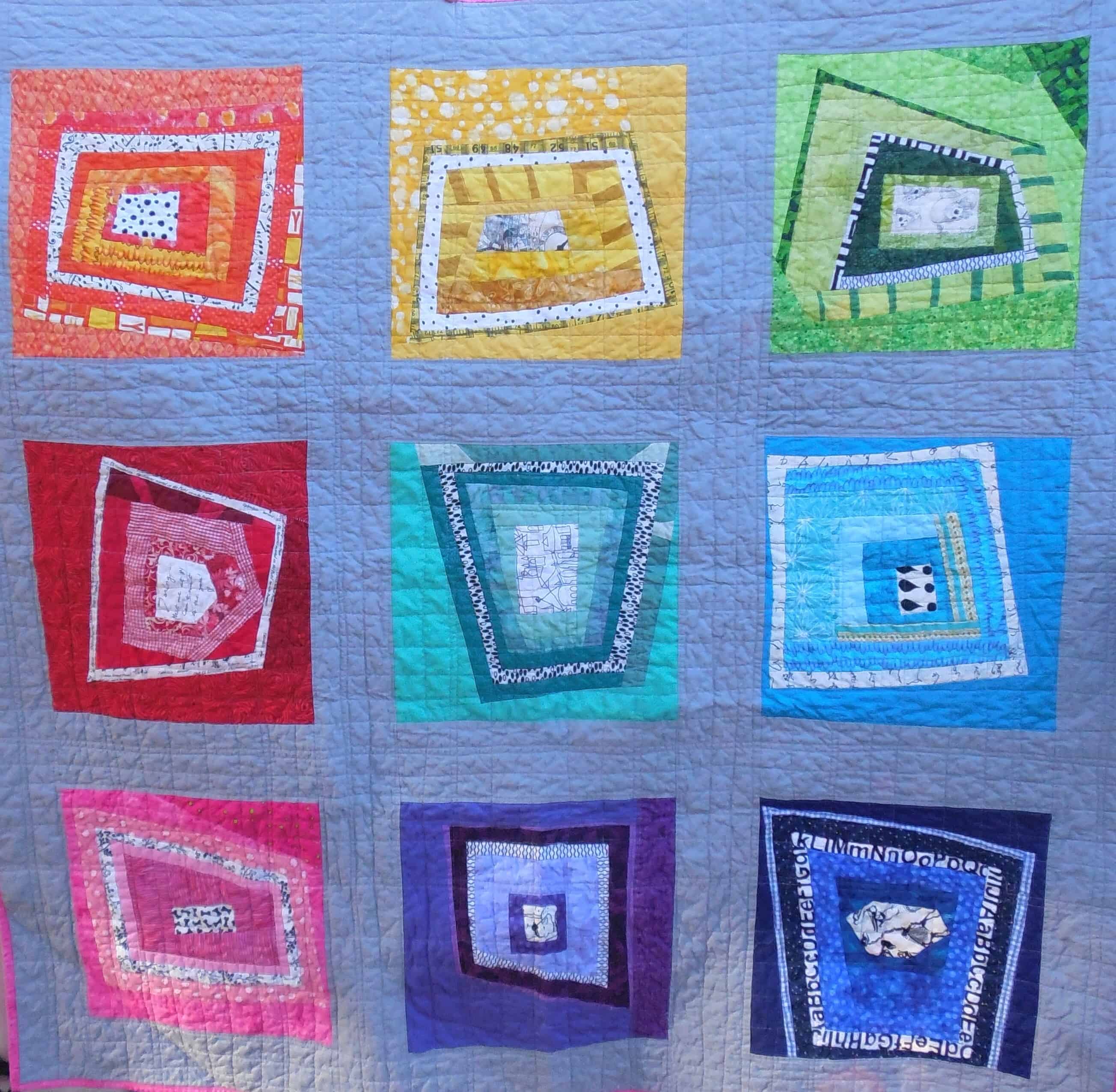 Wonky Squares for Baby Farrah