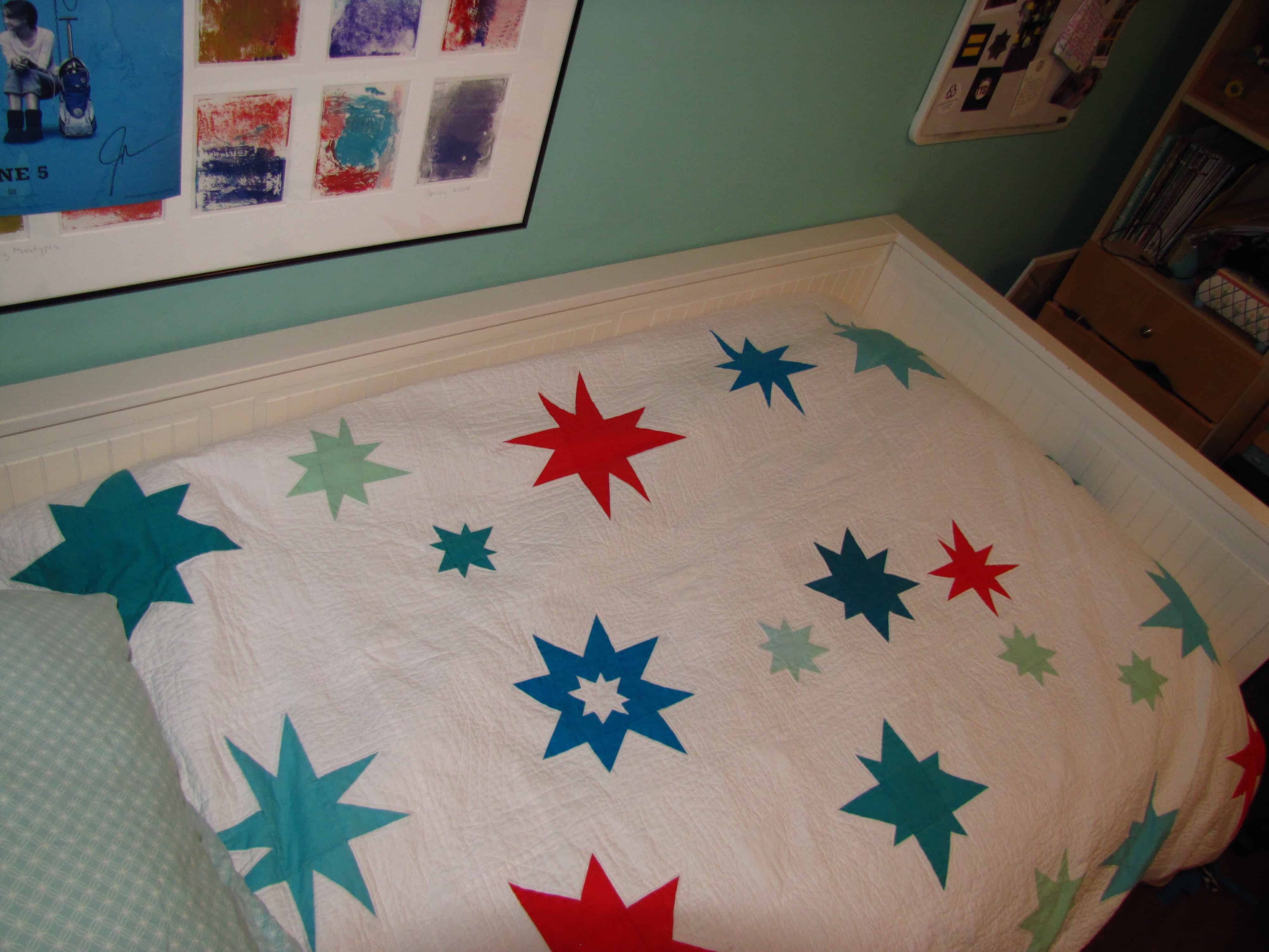 Star Quilted Duvet Cover for Adrienne