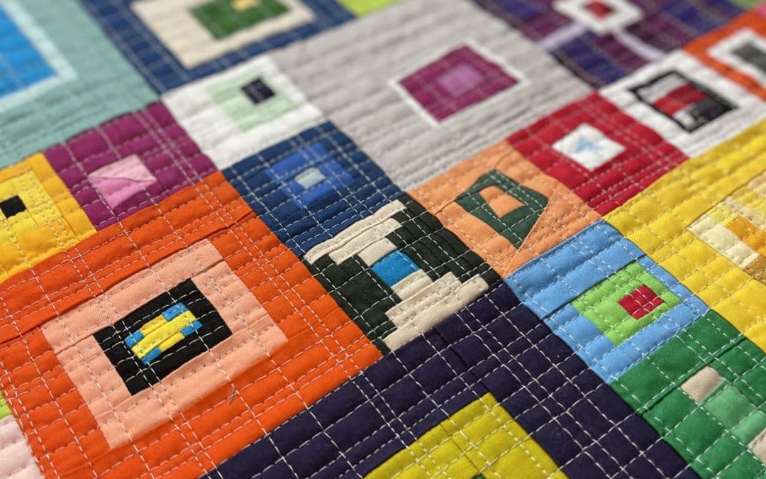 How to make a Log Cabin Quilt Block