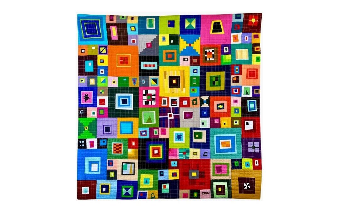 Improv Mosaic: Log Cabin Fever Dream