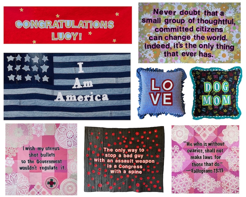 Sat. June 21st  Zoom Workshop:  “Express Yourself! Creating Text for Quilt & Fiber Projects”